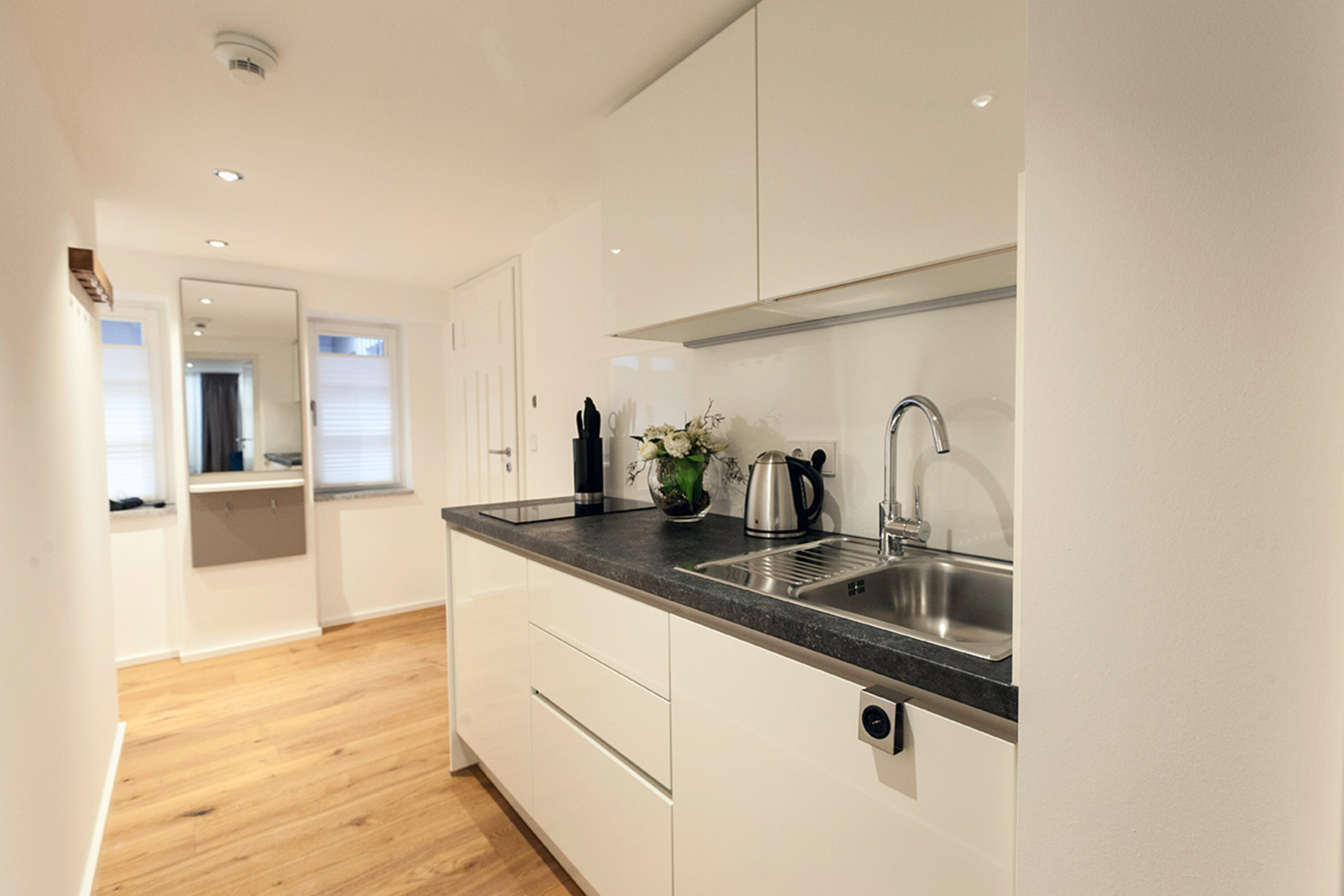 Apartment 1 – moder ausgestattete Küche 